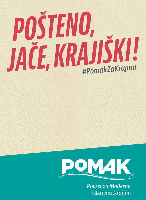 Pošteno, jače, krajiški!